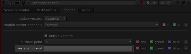 scanline normals